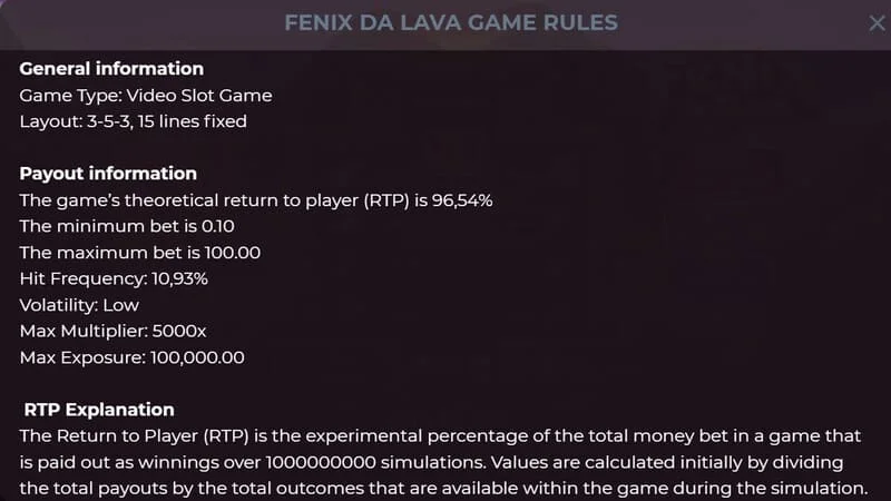 Fenix da Lava - faste Jackpots Mini, Minor, Major og Grand